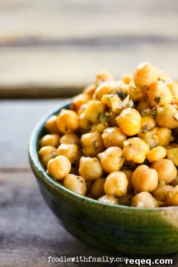 Zesty Marinated Chickpea Salad with Herbs and Lemon 2 Marinated Chickpea Salad from foodiewithfamily.com