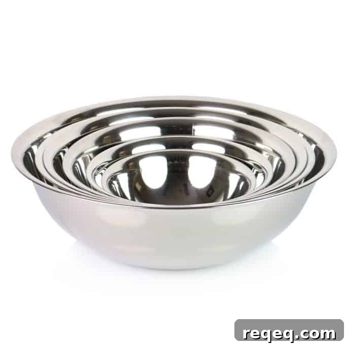 Kitchen Must-Have Item #5: stainless steel mixing bowls from foodiewithfamily.com