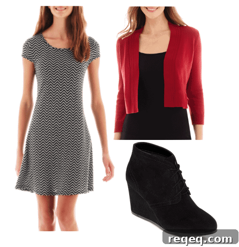 Holiday Party Outfit Ideas for Nightlong Celebrations 3 JCPenney Holiday Party Look 2. #JCPAmbassador #BH #Client
