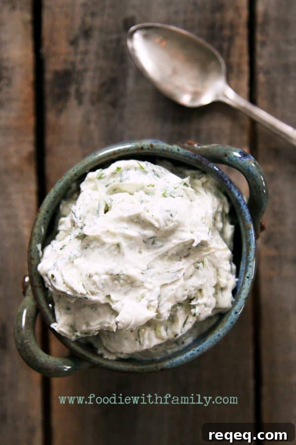 Creamy Ranch Spreadable Cream Cheese for Dips & Sandwiches 2 Ranch flavoured cream cheese that is spreadable straight from the refrigerator from foodiewithfamily.com