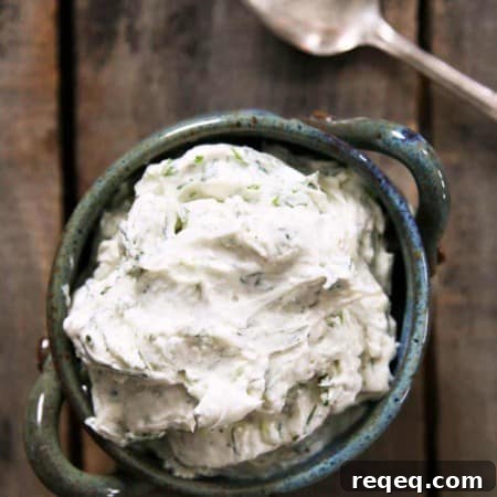 Ranch flavoured cream cheese that is spreadable straight from the refrigerator from foodiewithfamily.com