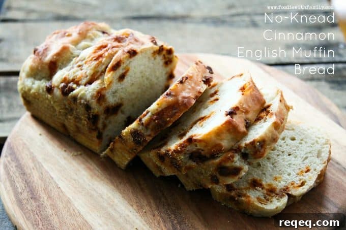 No-Knead Cinnamon English Muffin Loaf Recipe 4 No-Knead Cinnamon English Muffin Bread