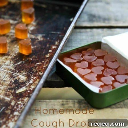 Homemade Cough Drops {lozenges} with lemongrass + ginger from foodiewithfamily.com