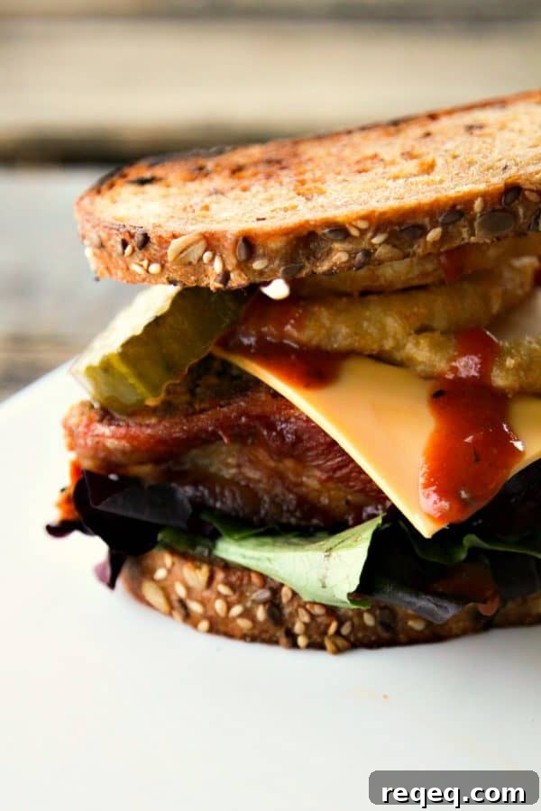 Supreme Meatloaf Sandwich made with Bacon Jalapeno Meatloaf from foodiewithfamily.com