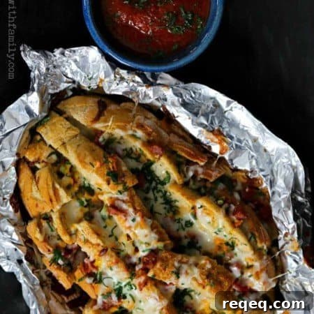 Supreme Pizza Party Bread from foodiewithfamily.com