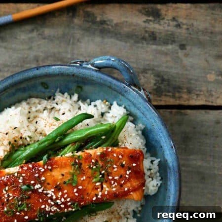 Blood Orange Miso Glazed Salmon from foodiewithfamily.com