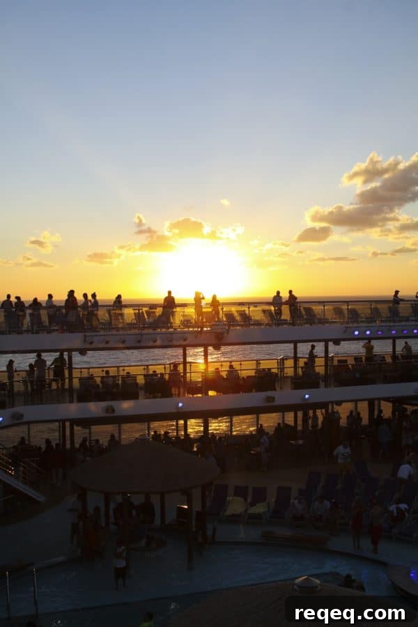 Carnival Breeze Cruise Review: What to Expect Onboard 6 Sunset on the Carnival Breeze