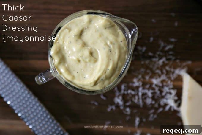 Thick Caesar Mayonnaise Dressing for Sandwiches & Salads 3 Thick Caesar Dressing with anchovies, yolk, lemon doubles as a sandwich spread or dip.