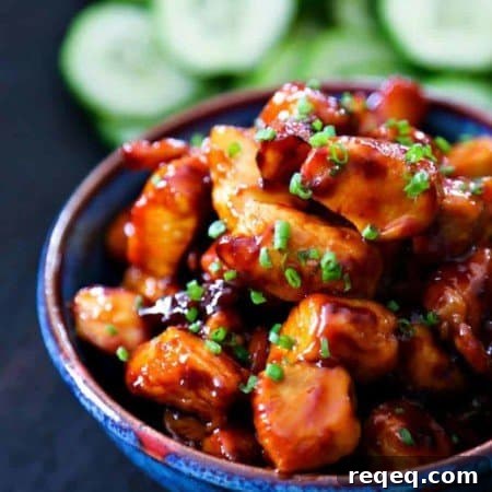 Simple Honey Sriracha Glaze Chicken Bites