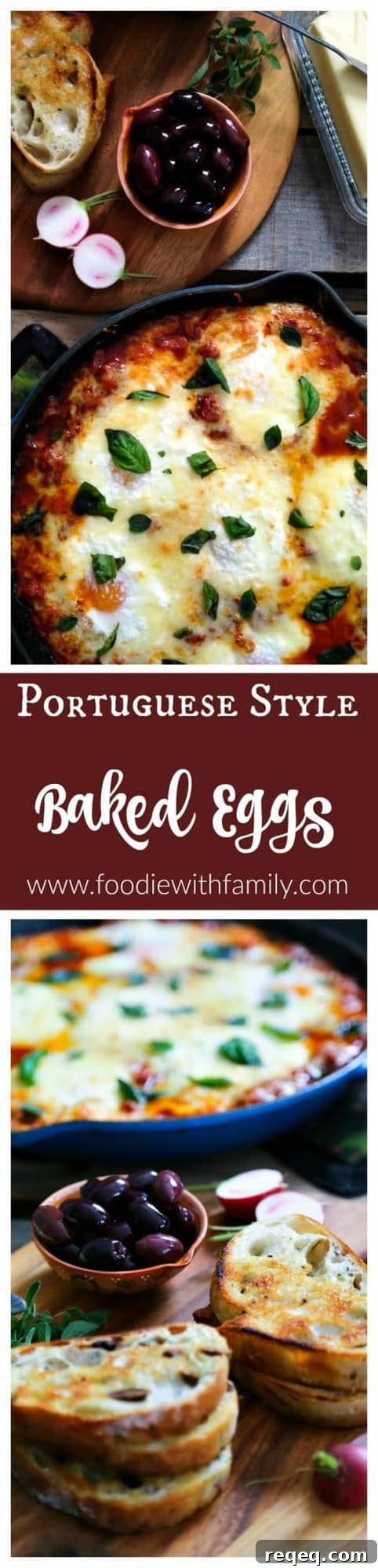 Portuguese Baked Eggs (Ovos à Portuguesa) — Rustic Brunch Recipe 6 Portuguese Style Baked Eggs