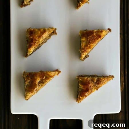 Maple Bourbon Baklava Recipe: Flaky Phyllo with Bourbon Maple Syrup 4 Maple Bourbon Baklava is like pecan pie meets dark maple syrup and takes a trip to the Middle East