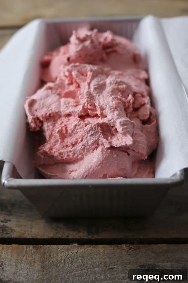 Creamy 3-Ingredient Strawberry Ice Cream Recipe 2 3 Ingredient Strawberry Ice Cream 5 minute method from foodiewithfamily.com