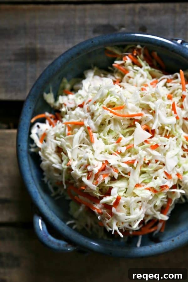 Classic Southern Style Buttermilk Coleslaw 
