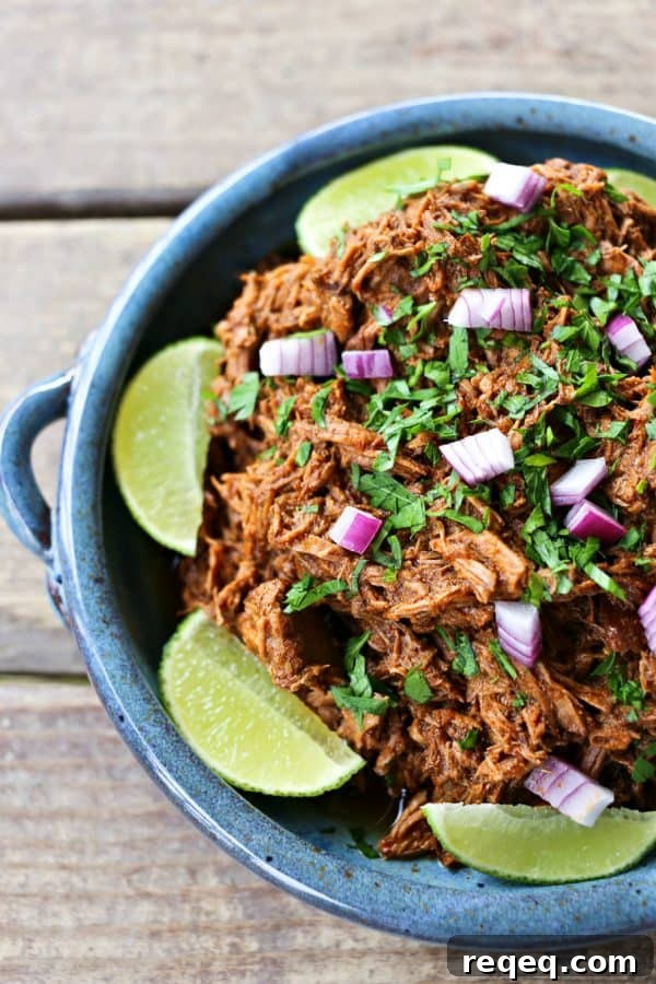 Slow Cooker Chipotle-Style Barbacoa Recipe (Copycat) 3 Slow-cooker crockpot Copycat Chipotle Barbacoa shredded beef