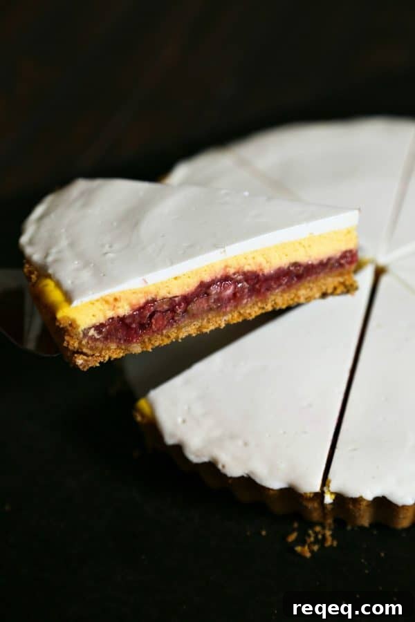 Rhubarb Cheesecake Pie for #DairyMOOnth #sponsored