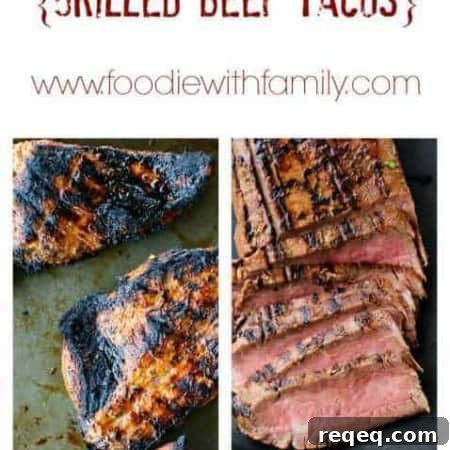 Carne Asada Tacos {Grilled Beef Tacos}