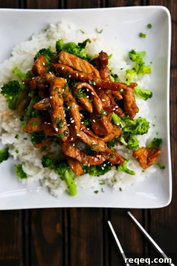 Garlic-Ginger Glazed Sticky Pork Recipe for Weeknight Dinners 4 Easy Garlic Ginger Glazed Sticky Pork is a tremendously flavourful and fast dinner that beats take-out any day of the week.