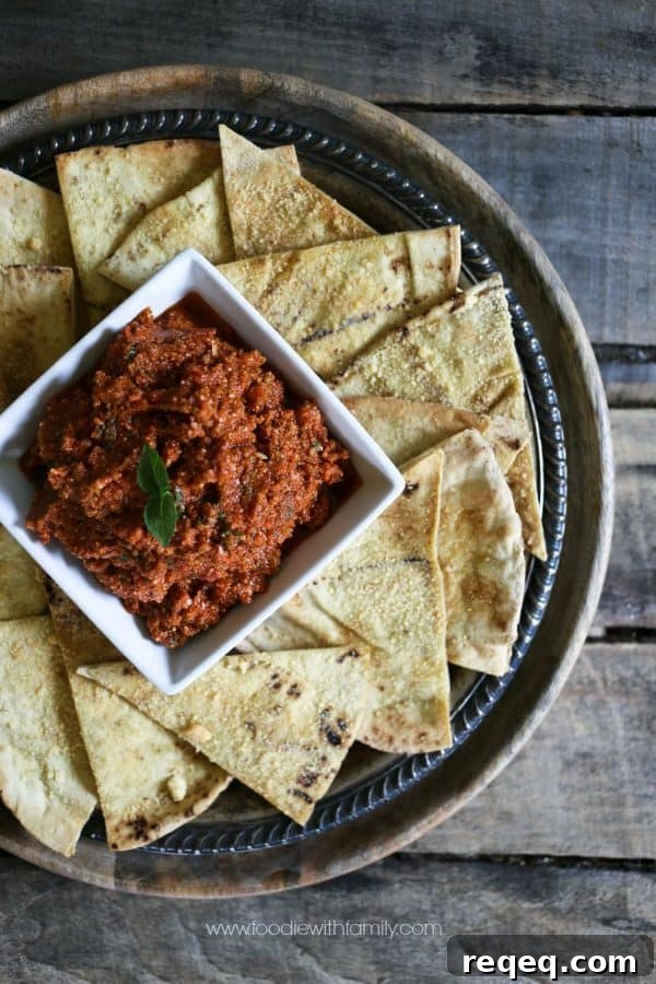 Sun-Dried Tomato Pesto Dip Recipe for Parties and Snacks 3 Best Easy Sun Dried Tomato Dip and spread from foodiewithfamily.com