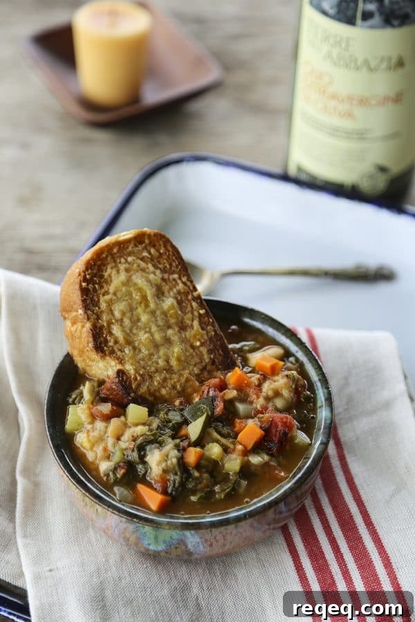 Ribollita: Classic Tuscan Vegetable and Bean Soup Recipe 2 Ribollita Tuscan Vegetable Bean Soup foodiewithfamily.com