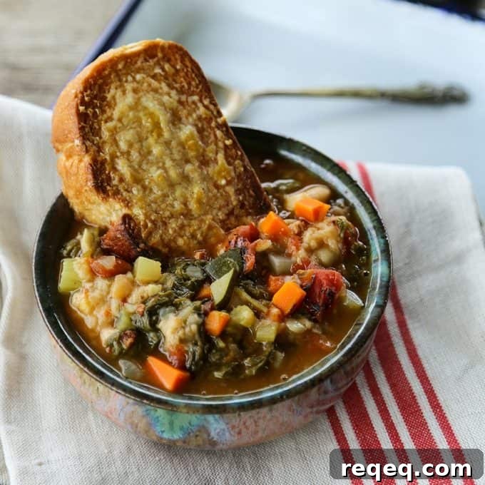 Ribollita: Classic Tuscan Vegetable and Bean Soup Recipe 38 Ribollita Tuscan Vegetable Bean Soup foodiewithfamily.com
