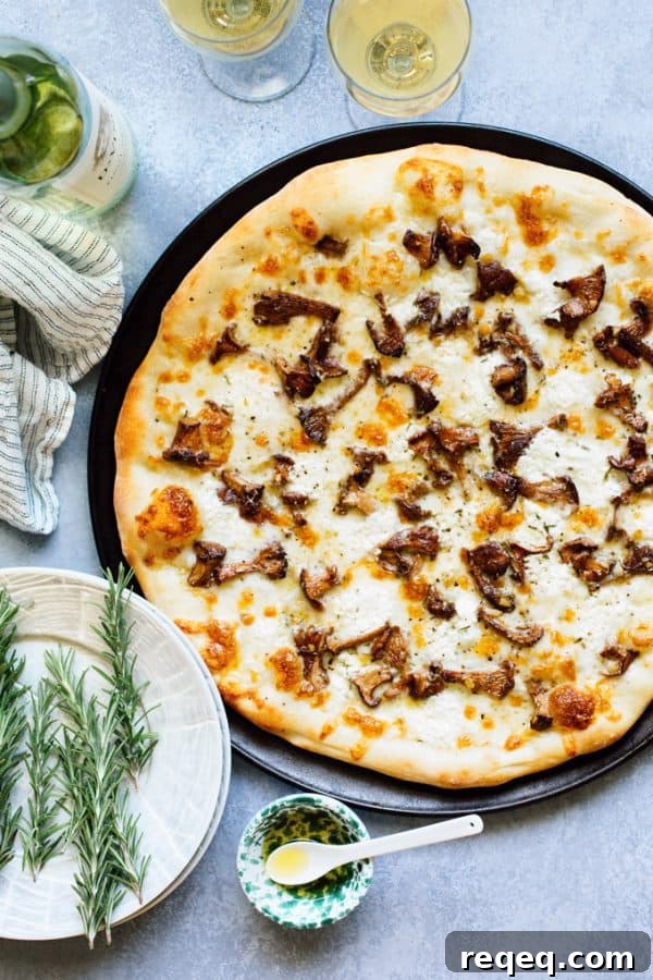 Tuscan Fig & Prosciutto Pizza with Arugula and Balsamic 9 Mushroom-Pizza