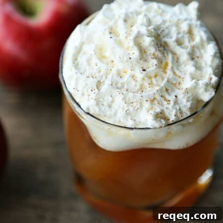 Hot Maple Bourbon Apple Cider from foodiewithfamily.com