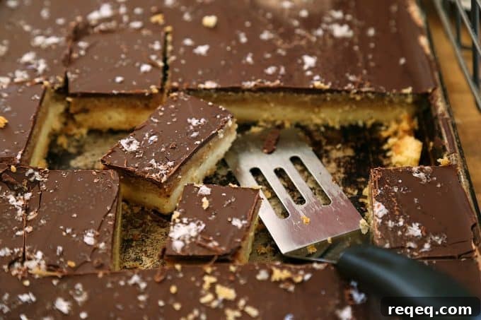 Chocolate Caramel Sugar Cookie Bars (Selfish Bars Recipe) 3 Selfish Bars - Chocolate Caramel Sugar Cookie Bars