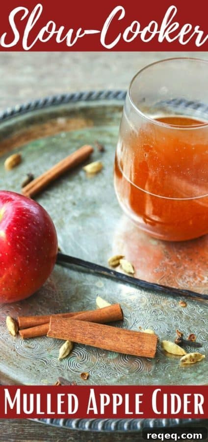 Slow-Cooker Mulled Cider Recipe for Cozy Fall Gatherings 6 Slow-Cooker Mulled Apple Cider is bursting with fresh apple flavour in this spiced, gently vanilla-scented, lightly maple sweetened brew.