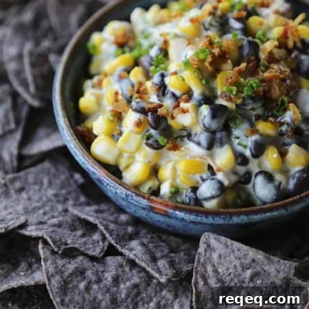 Slow-Cooker Black Bean Corn Bacon Dip