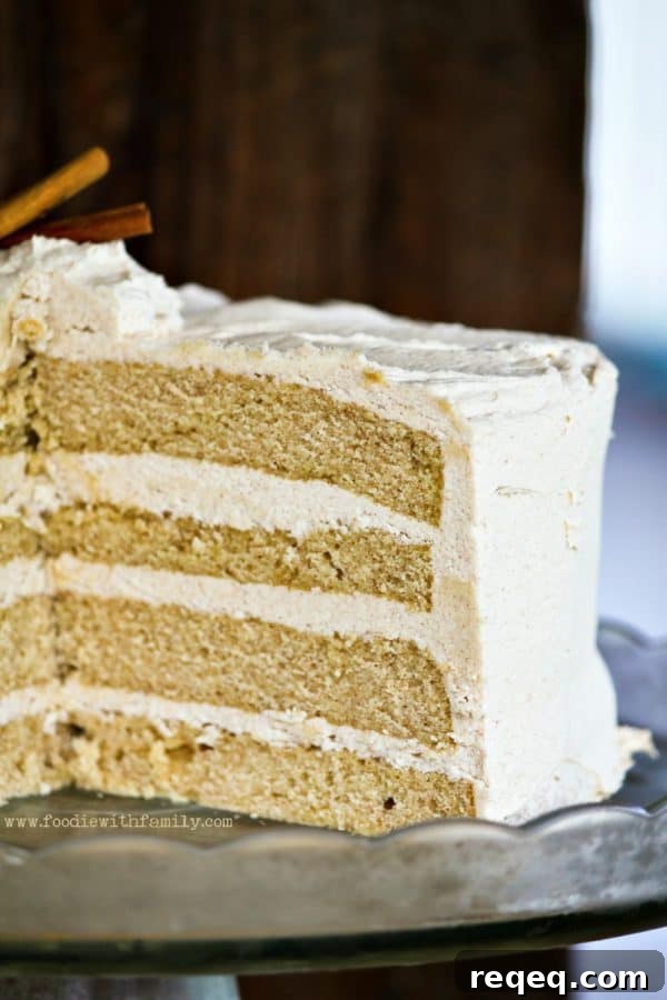 Top 25 Most-Loved Recipes from 2015 for Every Meal 12 Four layer Snickerdoodle Cake with Cinnamon Brown Sugar Buttercream