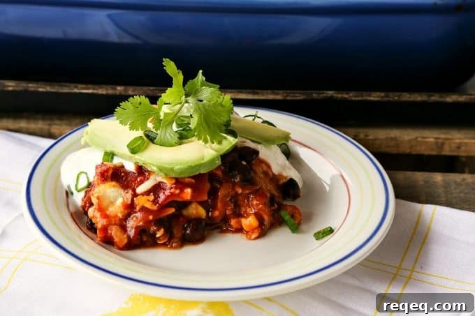 Tex-Mex Lasagna Recipe: Layered Mexican-Style Casserole 2 Easy TexMex Lasagna from foodiewithfamily.com