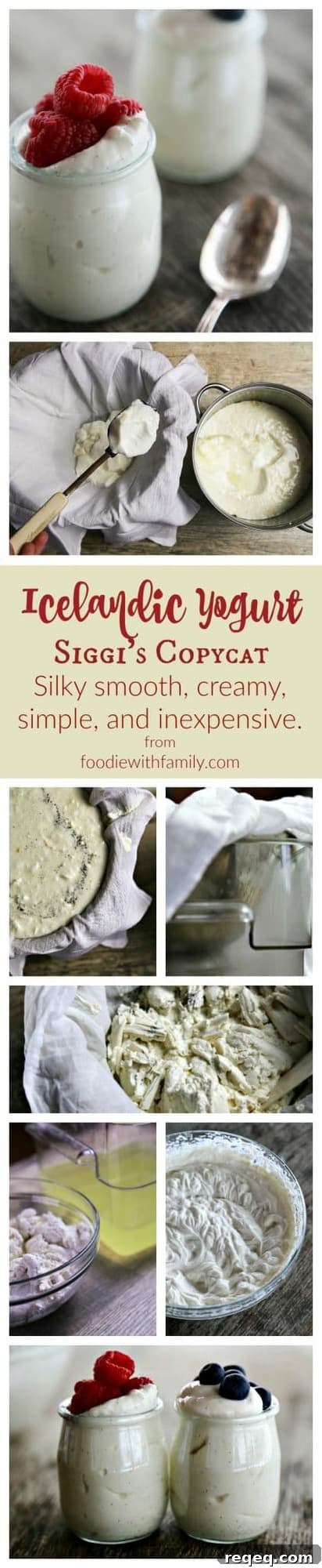 How to Make Icelandic Skyr at Home: Traditional Skyr Recipe 5 Super creamy, silky smooth, low fat, high protein, inexpensive, and easy as can be is homemade Icelandic Yogurt or Siggi's Copycat.