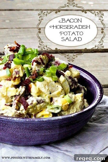 Bacon Horseradish Potato Salad {Foodie with Family}