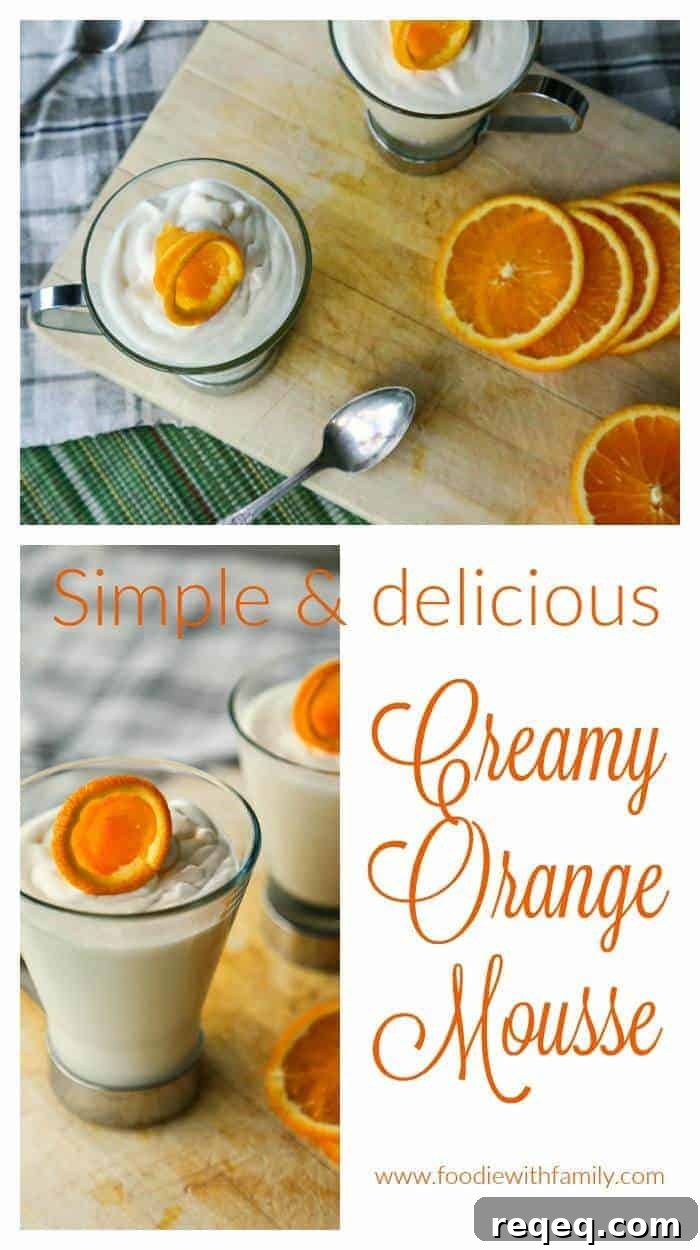 Silky Orange Mousse Recipe with Zesty Citrus Cream 5 Creamy Orange Mousse from foodiewithfamily.com #sponsored