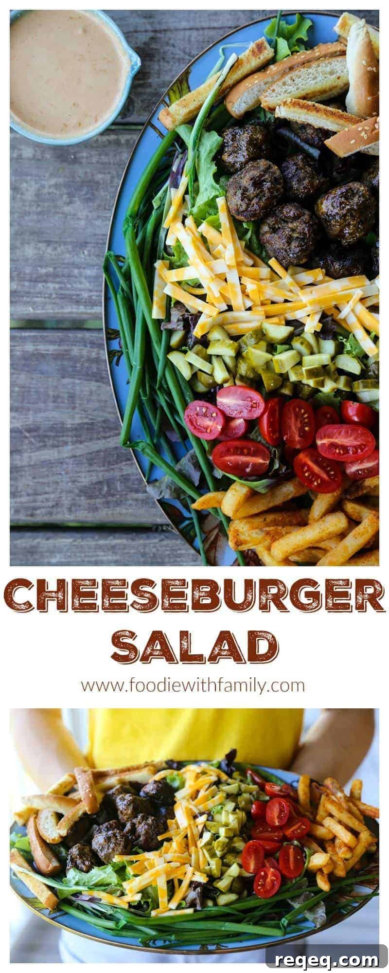 Cheeseburger Salad Recipe: Classic Burger Flavors in a Bowl 7 Full-sized Cheeseburger Salad image