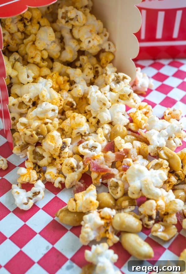 Honey Nut Popcorn with Bacon