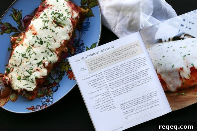 Chicken Parmesan Meatloaf from The Weeknight Dinner Cookbook on foodiewithfamily