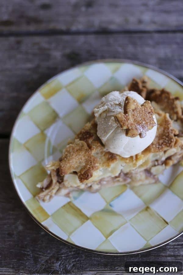 Maple Chai Apple Pie Recipe with Warm Spices and Flaky Crust 4 Maple Chai Apple Pie: Creamy, rich, chai spiced apple pie.