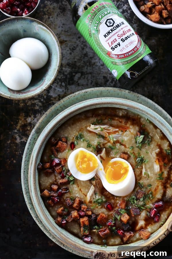 Thanksgiving Leftover Rice Porridge Recipe for Cozy Mornings 5 Leftover Thanksgiving Rice Porridge made with your picked over Thanksgiving turkey carcass, some water, some rice, and some soy sauce. It's magic.