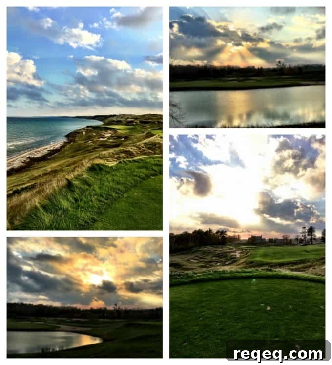 Kohler Food & Wine Experience Guide — Kohler, Wisconsin Events and Tickets 9 The view of Lake Michigan from Whistling Straits Golf Course, Kohler, Wisconsin.