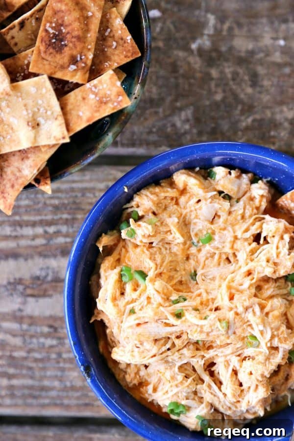 Creamy Buffalo Chicken for Instant Pot or Slow Cooker 5 Three ingredients are all it takes to make the most incredibly flavourful Creamy Buffalo Chicken for Instant Pot or Slow Cooker.