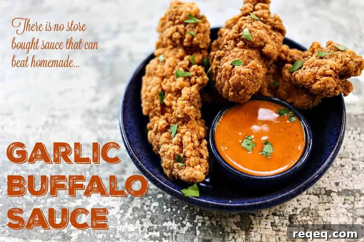 Garlic Buffalo Sauce Recipe because homemade is infinitely better than store bought!