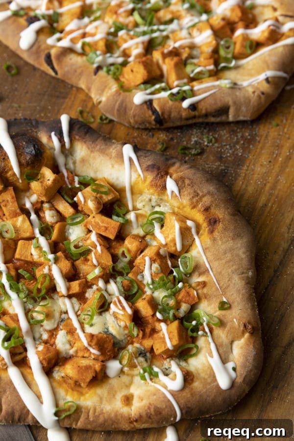 Buffalo Chicken Flatbread