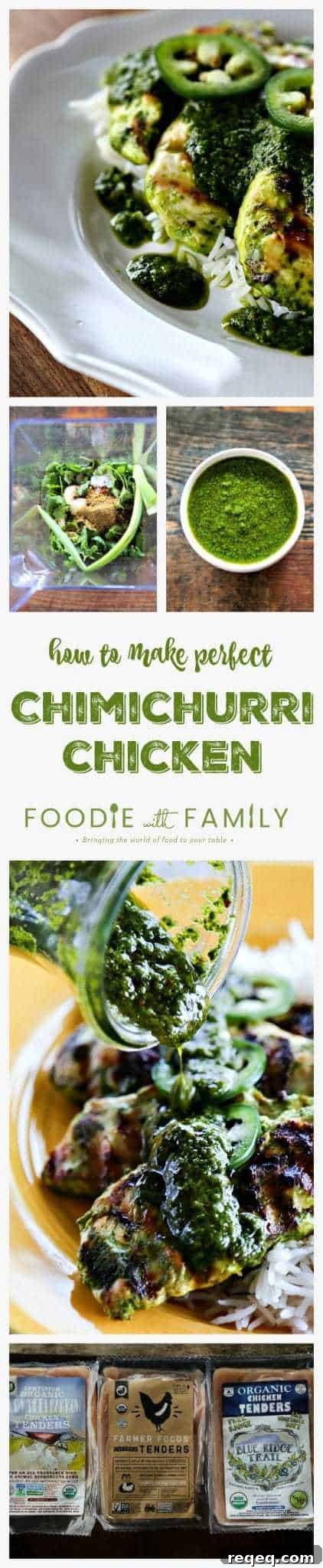 Zesty Chimichurri Chicken Recipe for Grilled or Pan-Seared Poultry 7 Bright, herbal, flavourful Chimichurri Chicken brings a burst of warmer-days-flavour to your table. Abundant herbs, garlic, and tender chicken make this super fast main dish a winner and a surefire addition to your regular rotation.
