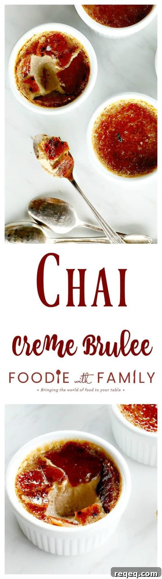 Chai Crème Brûlée close-up