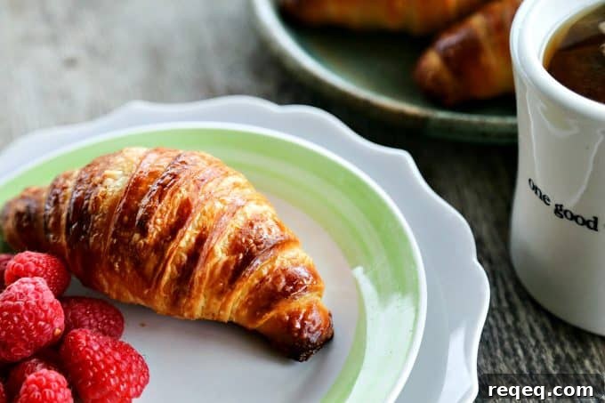 Homemade Flaky Croissants: Step-by-Step Baking Guide 3 How to Make Croissants: turn your kitchen into a bakery and make perfectly flaky, deep brown, many layered croissants perfect for breakfast, snack, or sandwiches.