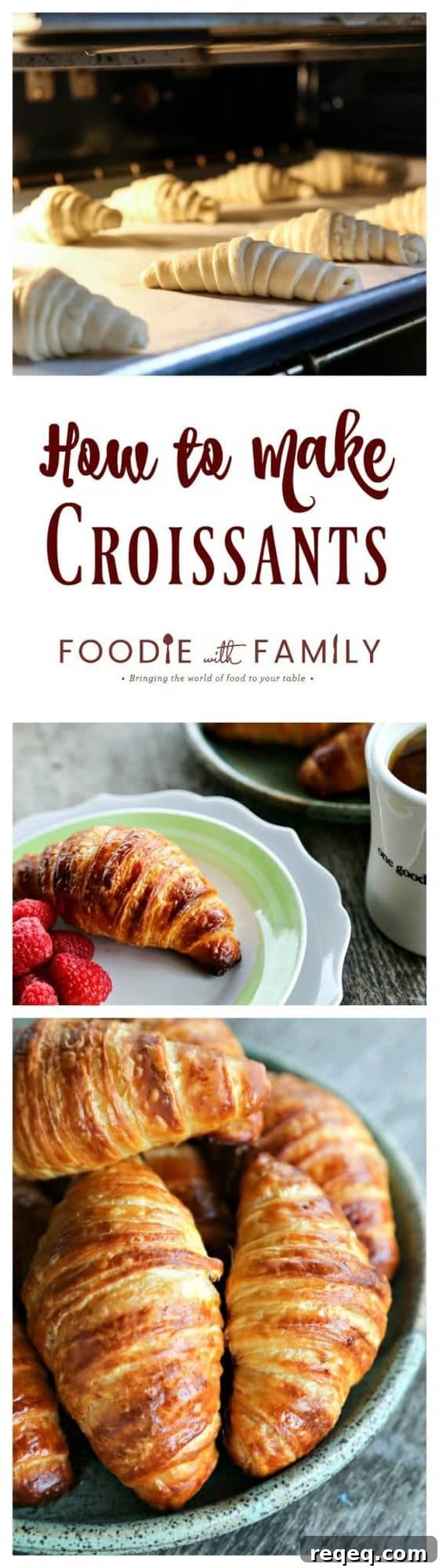 Homemade Flaky Croissants: Step-by-Step Baking Guide 9 How to Make Croissants: turn your kitchen into a bakery and make perfectly flaky, deep brown, many layered croissants perfect for breakfast, snack, or sandwiches.