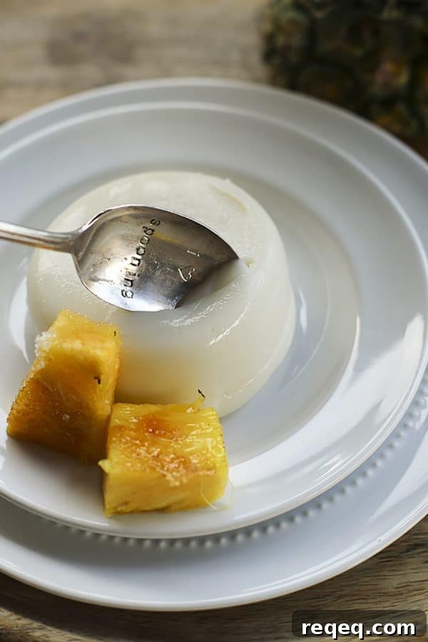 Piña Colada Tembleque: Pineapple Coconut Pudding Recipe 3 Piña Colada Tembleque - Pineapple Coconut Pudding #DairyFree #Vegan