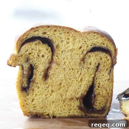 Pumpkin Cinnamon Swirl Bread