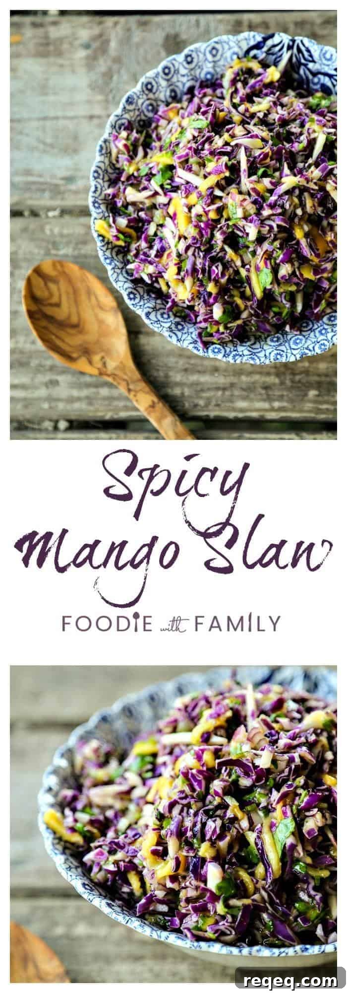 Spicy Mango Slaw